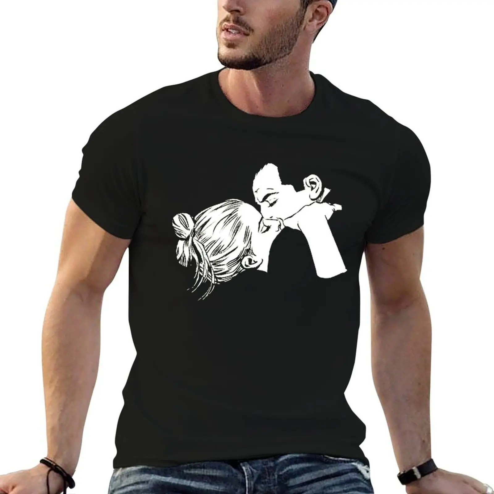 Diabolik e Eva T-Shirt oversized t shirt kawaii clothes vintage t shirt men