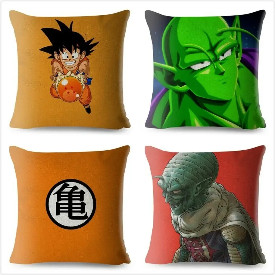 Anime Dragon Ball Goku Print Kussenhoes Vierkante Kussenslopen Sofa Home Decor