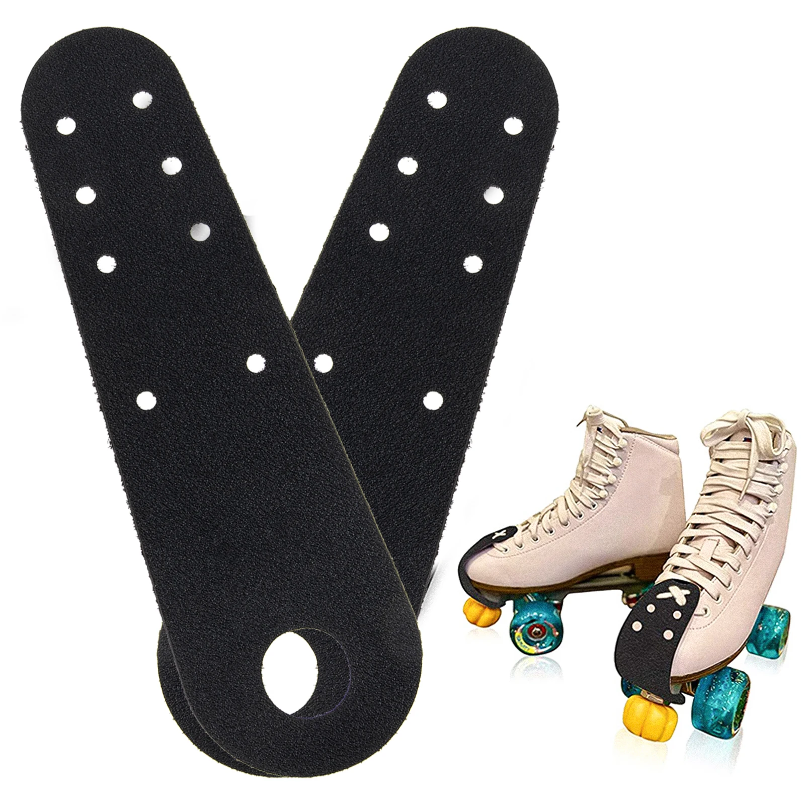 

2 Pairs Roller Skates Toe Caps Guards Covers Durable Material Easy Match Clean Save Time Effort Fitness Accessories Team