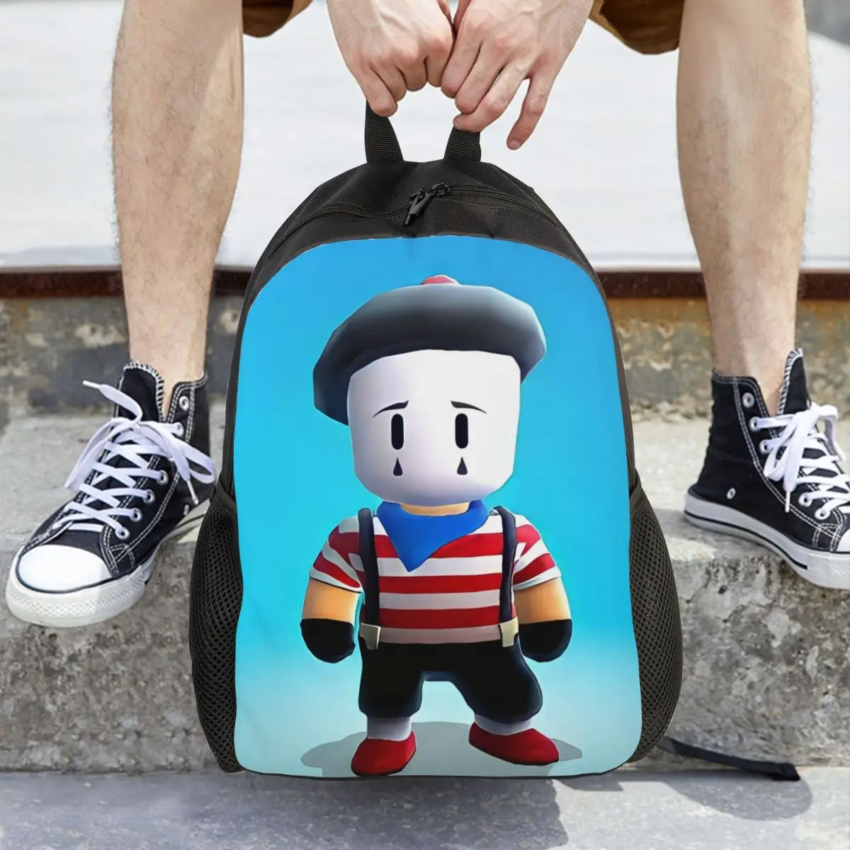 

Классический рюкзак Stumble Guys Game, уличный студенческий деловой рюкзак для мужчин и женщин, холщовые сумки для ноутбука