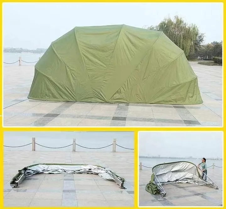 Waterproof Full Car Cover for SUV All Weather Outdoor Protection From Sun Wind Rain & Hail Folding Garage