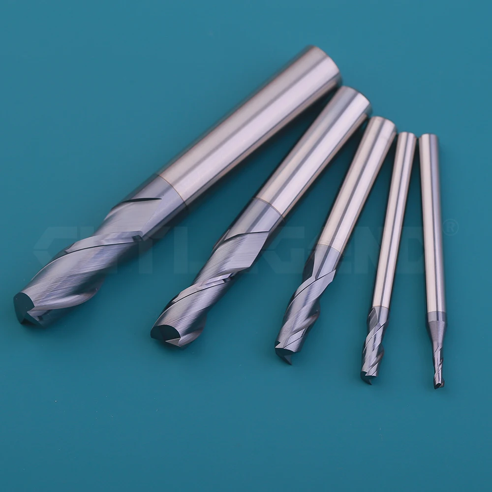 Milling Cutter Hrc50 Endmill Alloy Tungsten Steel Cnc Maching CUTLEGEND Top Milling Machine Tools For Steel 1.0mm-12.0mm