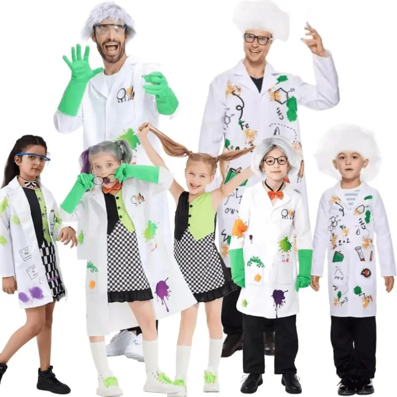 

Костюм для сценических выступлений на Хэллоуин для родителей и детей: Наряд ученки-фанатика для ролевых игр, забавный сценический костюм для женщин