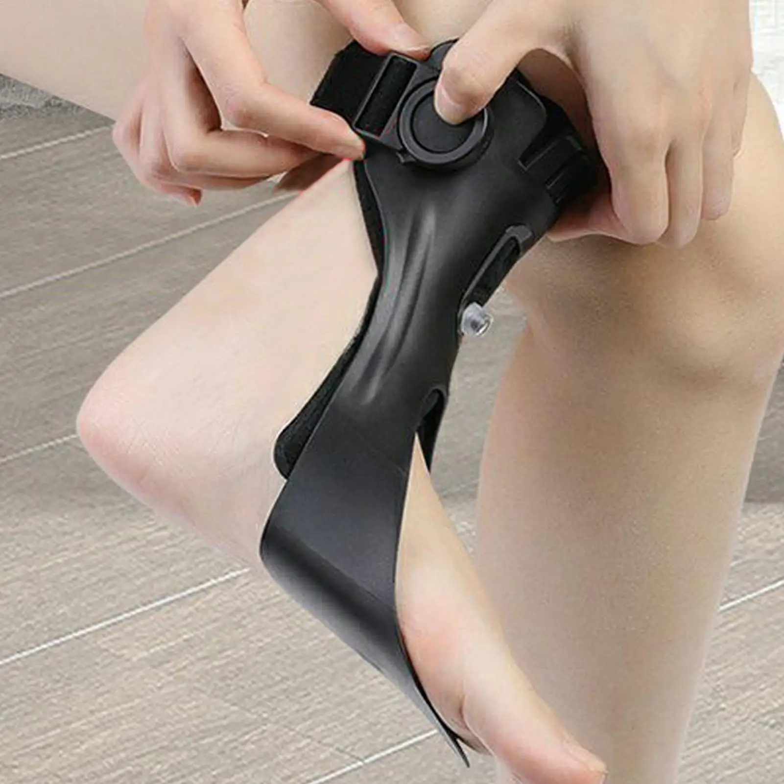 Drop Foot Support Brace Foot Outward Pronation Corrector Foot Drop Orthotics Adjustable Buckle Ankle Brace Support