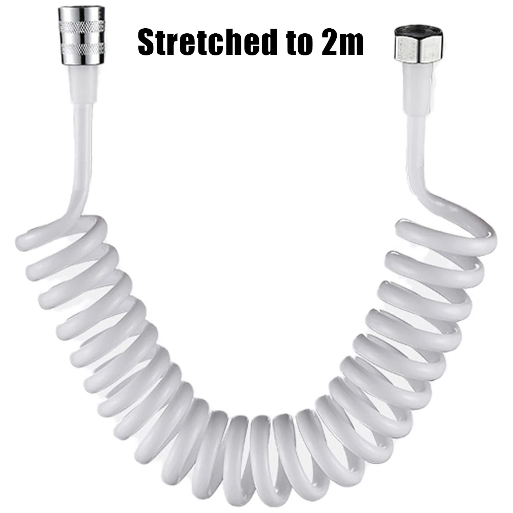 

Flexible Shower Hose Spring Extension Hand Sprayer Pipe Connector Spring Tube Bathroom Toilet Bidet Accessories