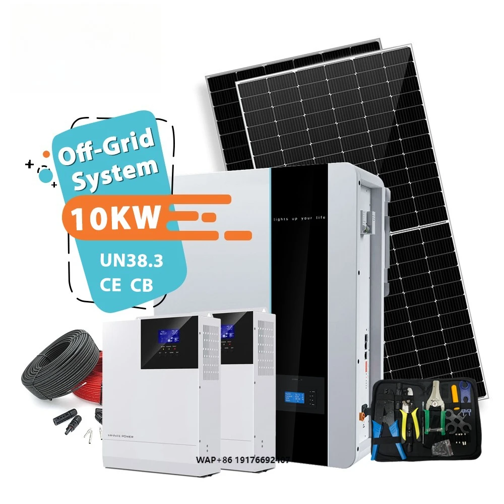 5KW 10kWh off Grid Home Energy Storage System Invert and Battery With Capacity for Home Kit Solar Generator Complete