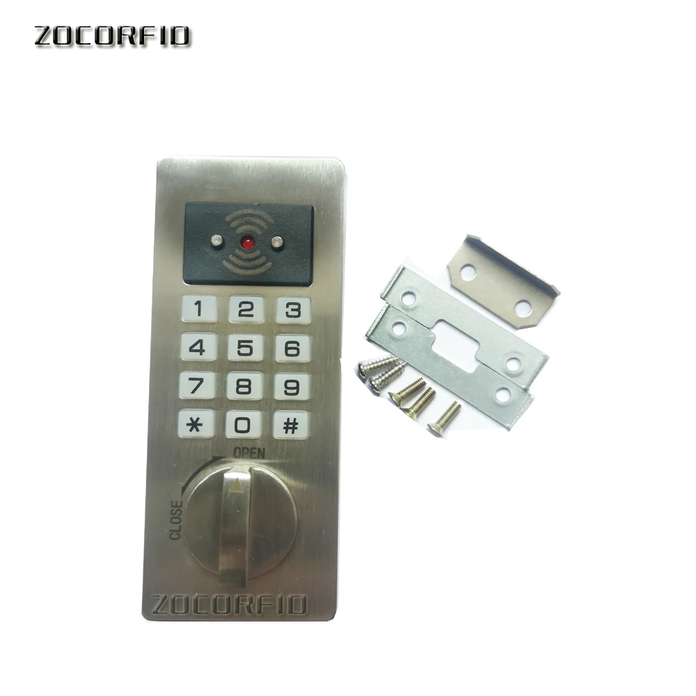 stainless steel Panel Digital Electronic Intelligent Password Keypad Number Cabinet Door Code Lock fechadura digital smart lock