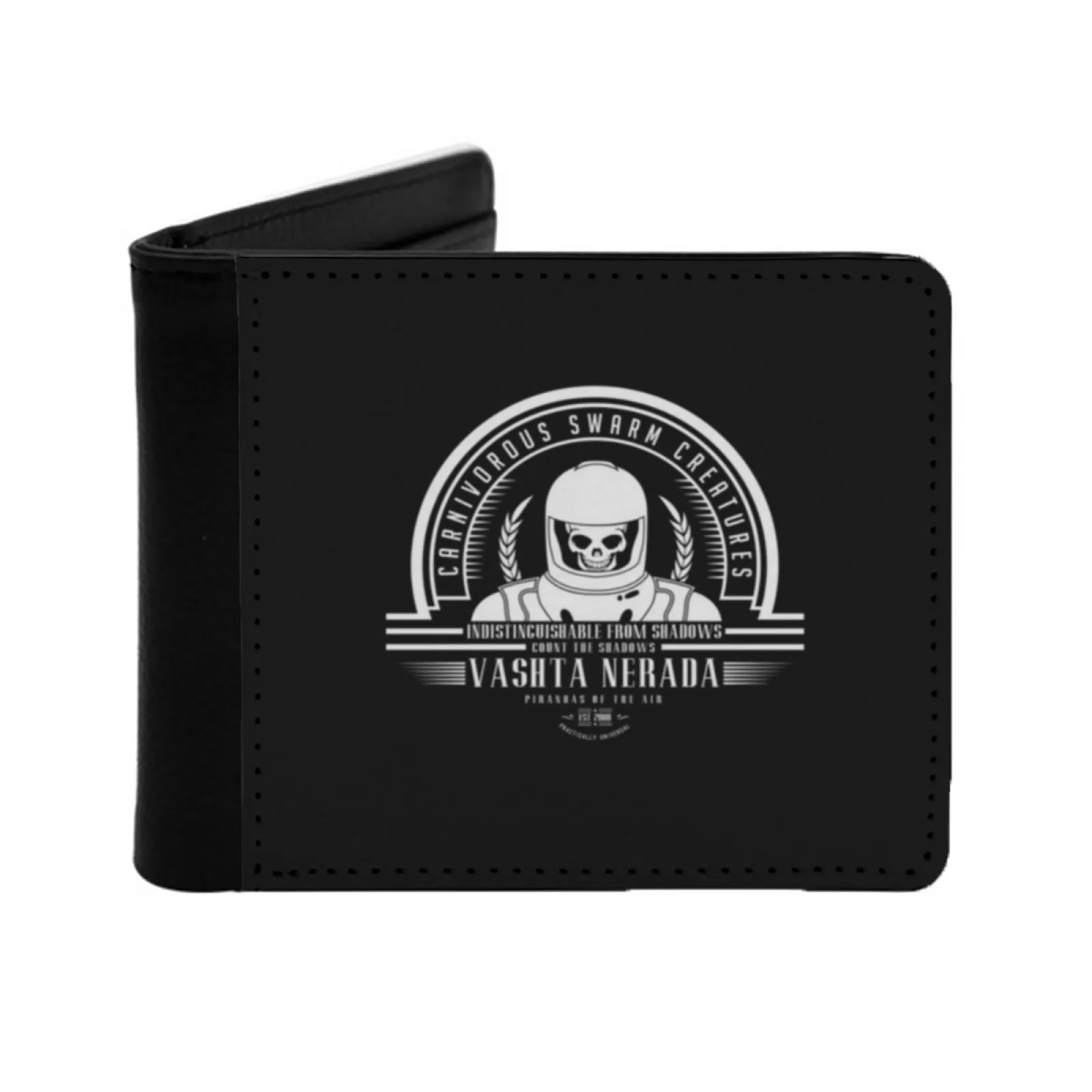 

Vashta Nerada Personalized Men's Leather Wallet Card Money Bag Pu Leather Wallet Drwho Villain Villains Tv Series Series Scifi
