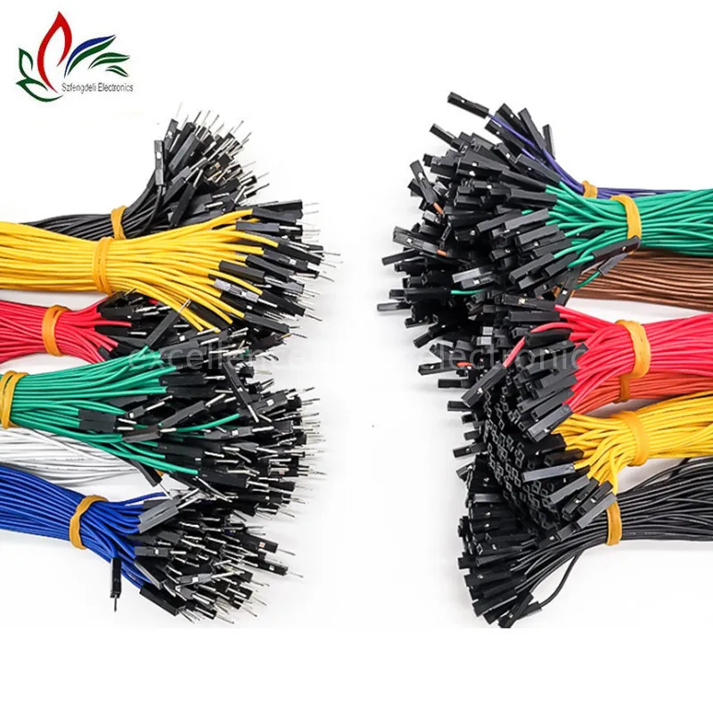 

10pcs Breadboard Dupont Cable For Arduino Line 2.54mm Male Female Dupont Jumper Wire 26AWG Cable DIY Electronic 1P Connector