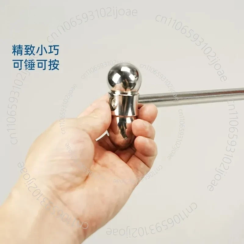 Big Seven Stainless Steel Tickle Tickle Unbegging Old Man Le Massage Hit Fitness Relaxation Hammer A Gift for Elders