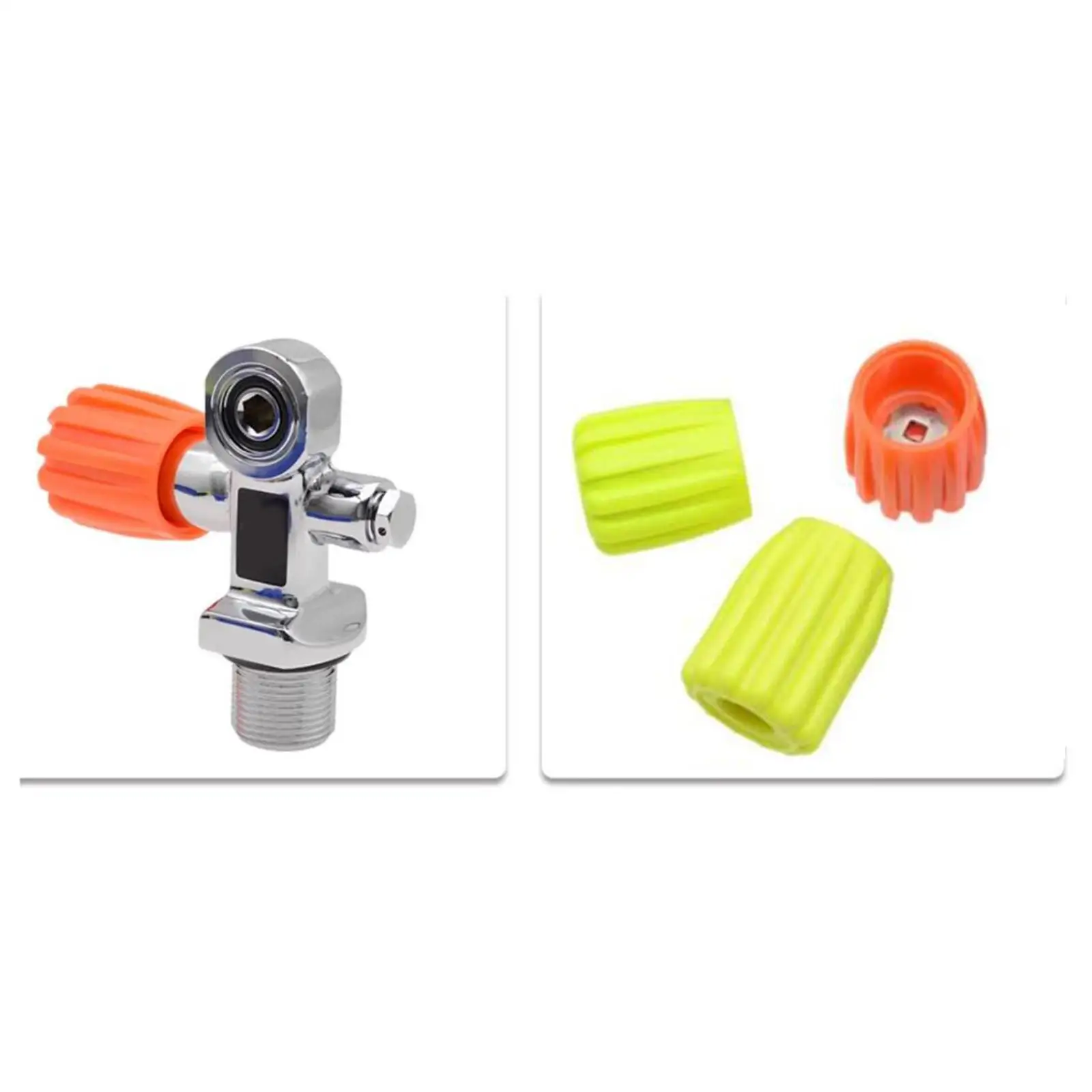 Scuba Diving Tank Valve Knob Wear Resistant ABS Handle Portable Cylinder Part for Underwater Sports and Snorkeling