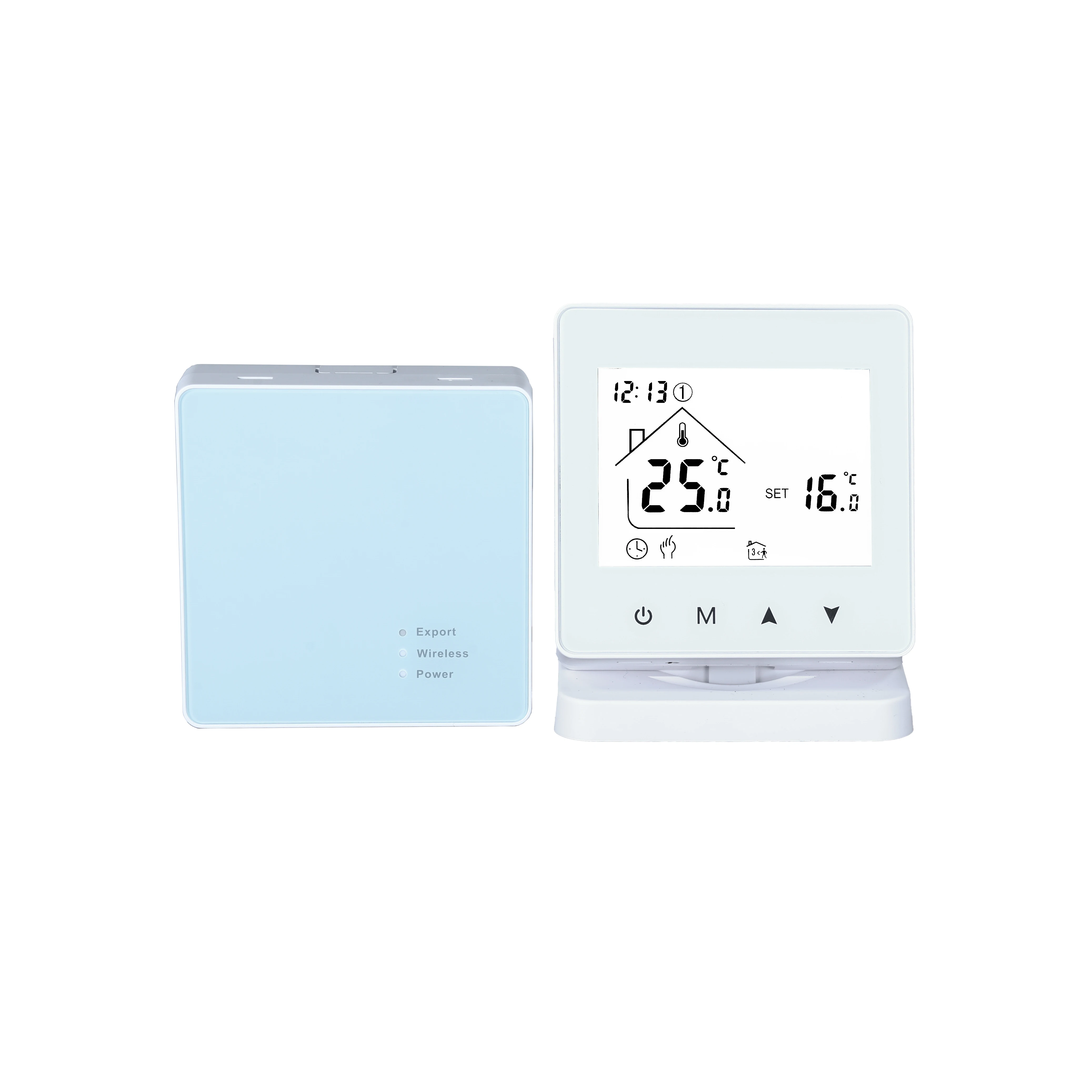 Tuya RF Wireless Connection, Smart Room Thermostat, Water Heating, Gas Wall Hung Boiler, Touch Screen, WiFi Mobile Phone Control