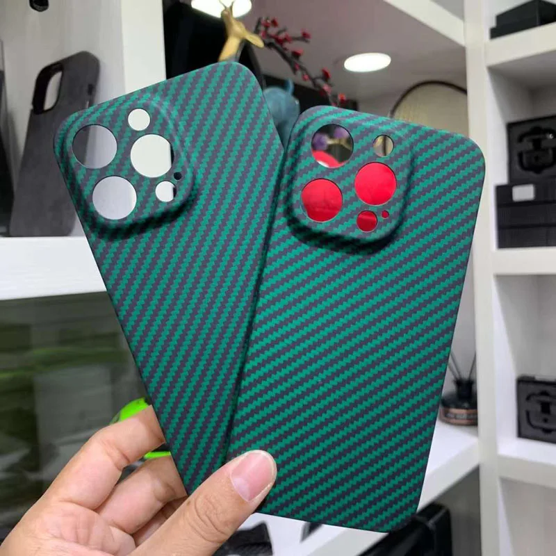 Case for iPhone 14 Pro Max Plus Real Carbon Fiber Aramid Anti-explosion Full Coverage Mobile Phone Protective Cover Protection image 6