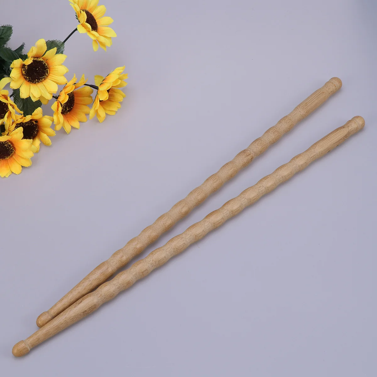 

2pcs Bamboo Drumstick Drum Sticks Premium Creative Percussion Musical Parts drum mallet bamboo drumsticks