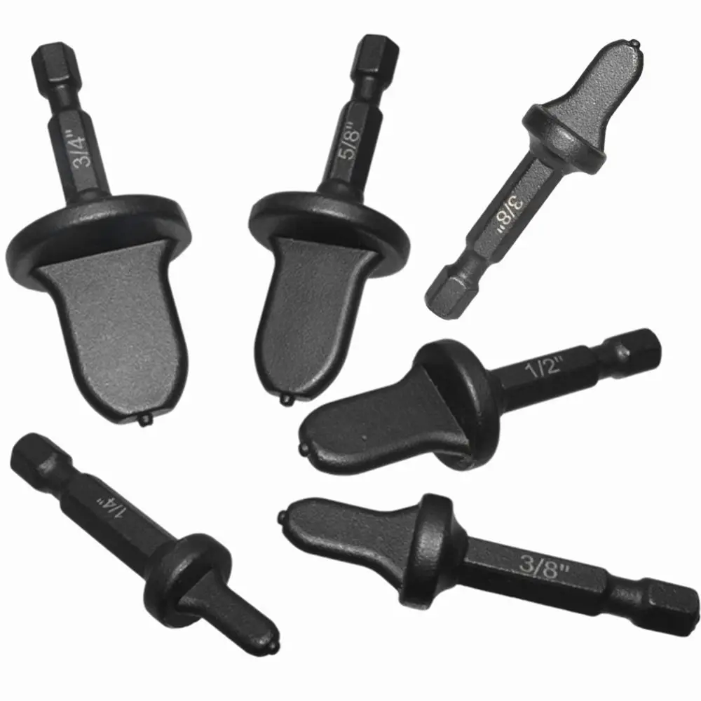 5 SZT. Czarny Rozszerzak do Rur Narzędzie do Formowania Rozszerzacz do Rur Wiertło Sześciokątny Uchwyt Rozszerzacz do Rur Stalowych Narzędzia do Rozszerzania i Końcówkowania Rur Klimatyzacji