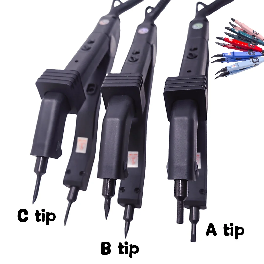 

High Quality and Ready to Ship Adjustable Heat Control Hair Extension Iron for Keratin V Light Hair Extension Machine Kit