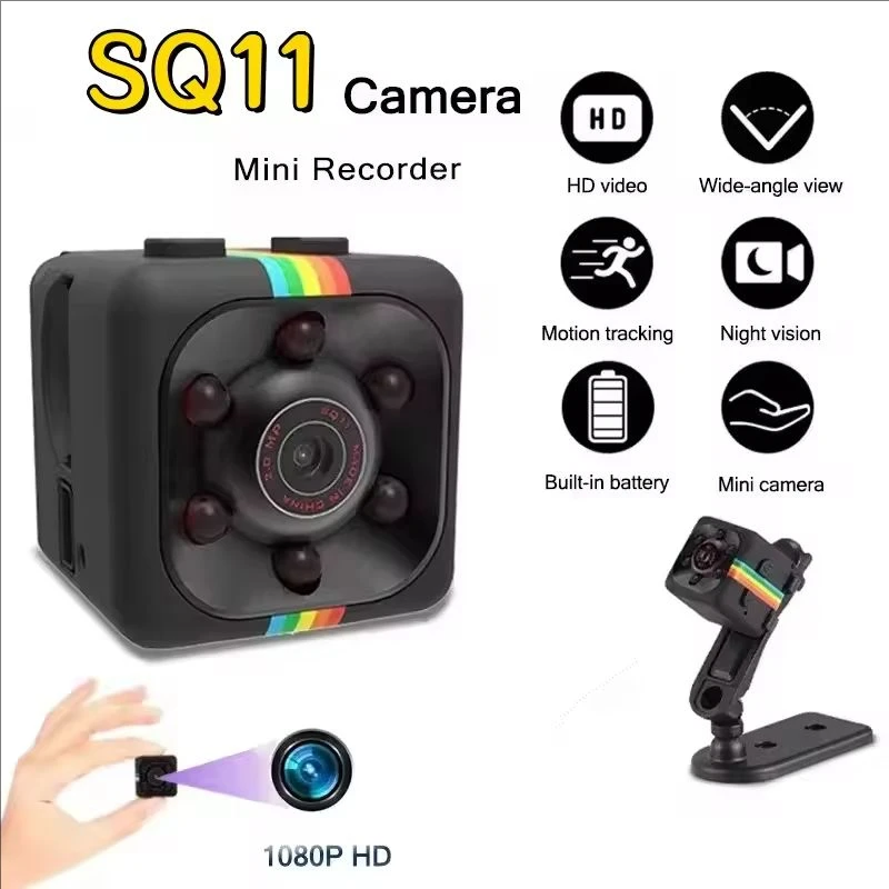 SQ11 1080P HD Mini Camera Smart Webcam IR Night Vision Card Direct Recording Surveillance IP Camera