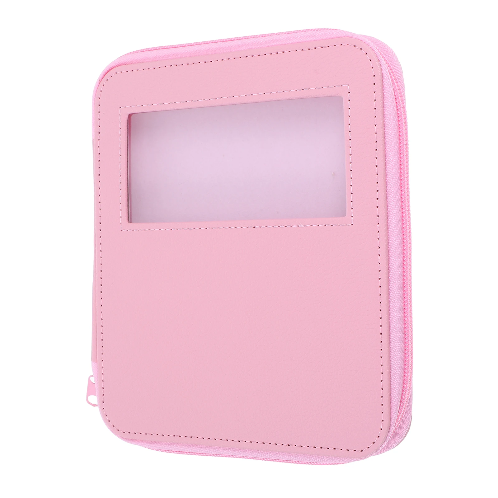 

Pu Crochet Organizer Bag Compact Yarn Storage Case Multiple Compartments For Crocheting Knitting Accessories Travel