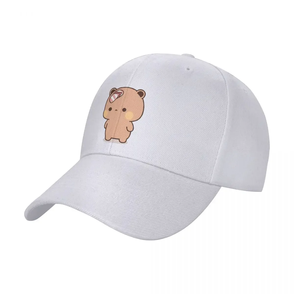 Cute Bubu Was Threw Flip-flops Baseball Caps Men Women Trucker Hat Panda Bear Hats Breathable Polyester Sun Caps Washable Hats