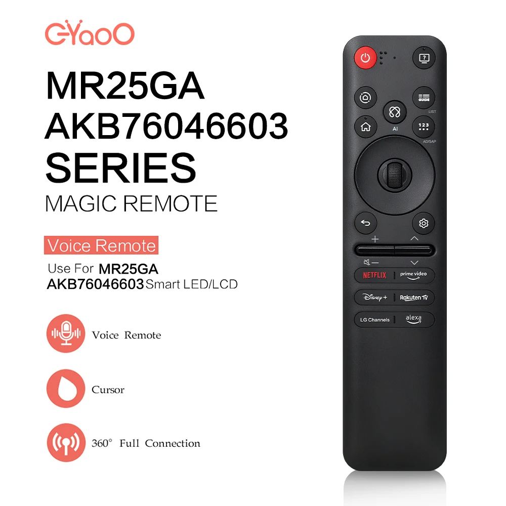 MR25GA AKB76046603 Voice Magic Remote Control Compatible With MR19BA/MR20GA/MR21GA/MR22GA/MR23GA/MR24GA/MR25GA Series Controller