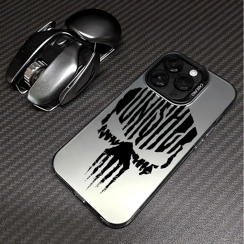 Marvel Punisher Spider-Man phone case for Apple iphone 14 16 pro max 13 15pro 11 12 14promax 16plus fundas hard shell couvres