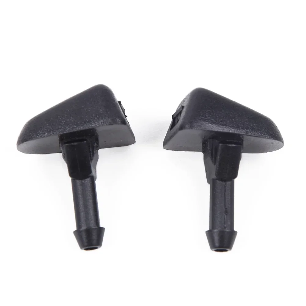 2pcs car Windshield Washer Nozzles For Volvo S80 C70 XC90 Washer Nozzles 30655605 Black Replacement Parts Exterior Windshield