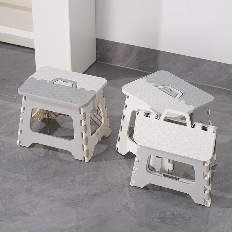 

Новый складной табурет 2026 года: утолщенный пластиковый, портативный, для дома, улицы, рыбалки, путешествий, подставка для ног, ступенька для взрослых и детей