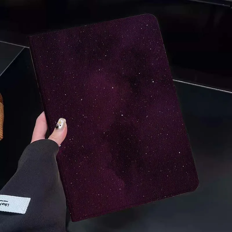 

Starry Purple Night Sky Tablet Case For Huawei Honor MatePad MediaPad Air 5 6 7 11 V6 V7 V8 V9 X9 X8 T10 T10s C5e T5 Gift