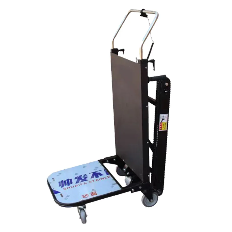 

400KG Flat Truck Electric Stair Climber Cart Stair Climbing Machine Up And Down Stairs Truck Heavy Moving Tool