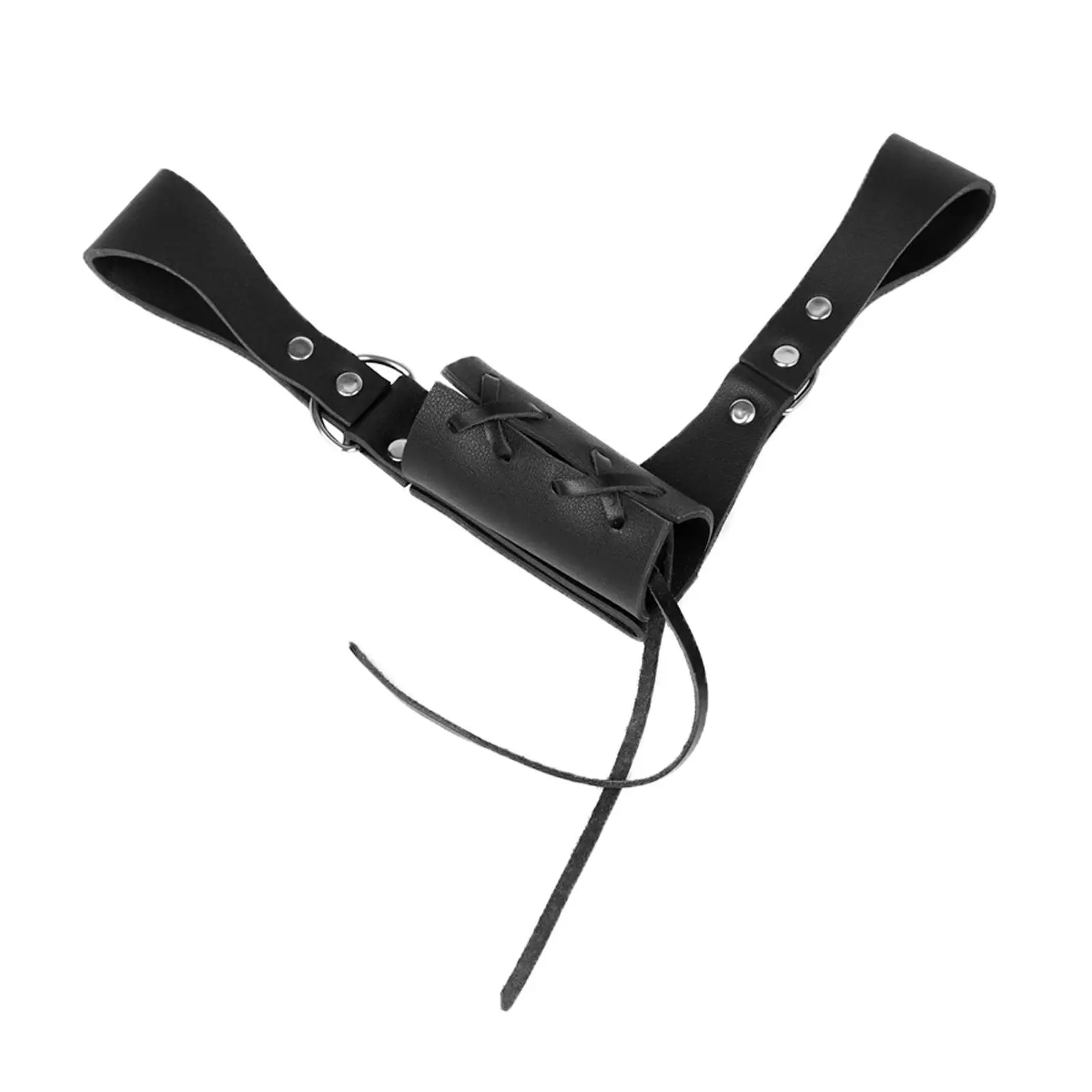 Umber Sword Supply - Parche para ojo Steampunk de cuero, Réplicas Iefiel, Funda de armas Claymore, Set de bolsa pirata universal para hombre