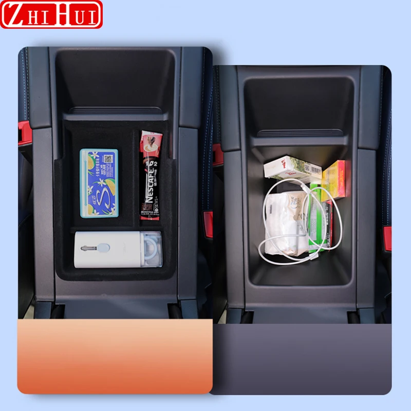 For GAC GS3 2024 GAC Emzoom 2025 Car Styling Center Console Organizer Storage Interior Armrest Storage Box Auto Accessories