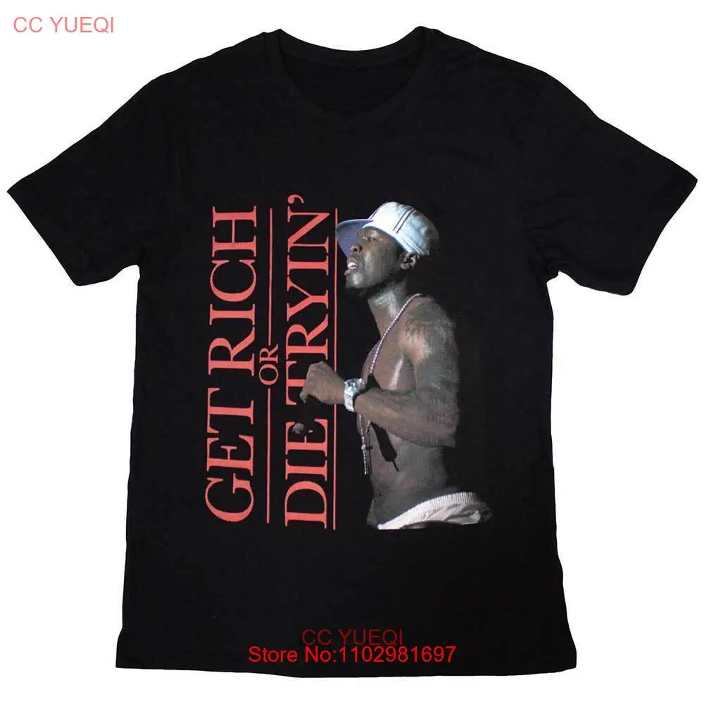 50 Cent Unisex T-Shirt: Get Rich OFFICIAL NEW