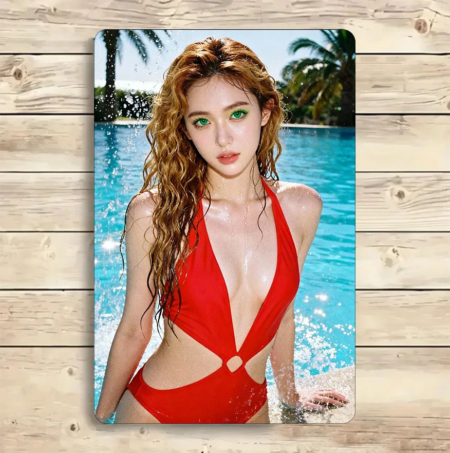 

2D брендовые металлические настенные рисунки для наружного и внутреннего декора - устойчивая к атмосферным воздействиям картина по железу, подарок для фитнеса для женщин, предварительно просверленные современные стены