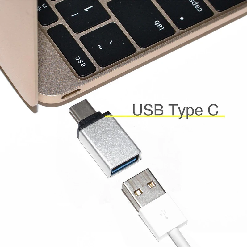 100pcs Type-C to USB OTG Adapter USB Type C For Xiaomi Huawei Samsung S9 Typec Adaptador USB Type C USB-C to USB 3.0 OTG Adapter