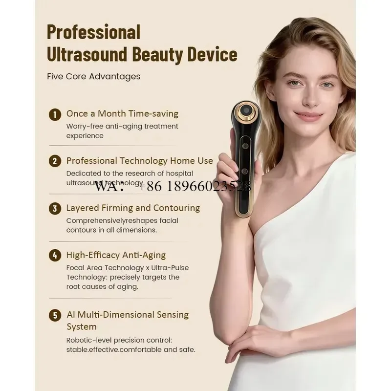 WMWMNU for Multifunctional Ultrasonic Facial Rejuvenation and Firming Anti-Aging Home Spa Toning Device