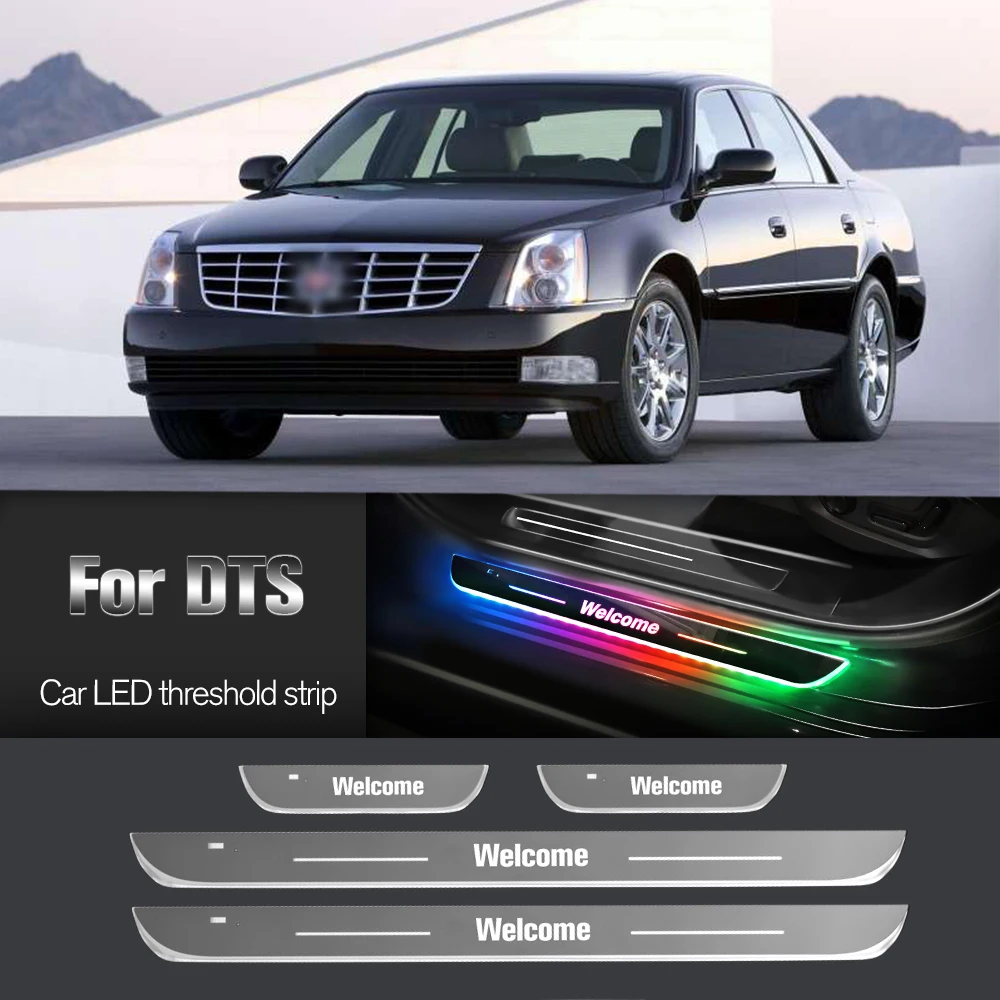 

Car Door Sill Light For Cadillac DTS 2005-2011 2007 2008 2009 2010 Customized Logo LED Welcome Threshold Pedal Lamp Accessories