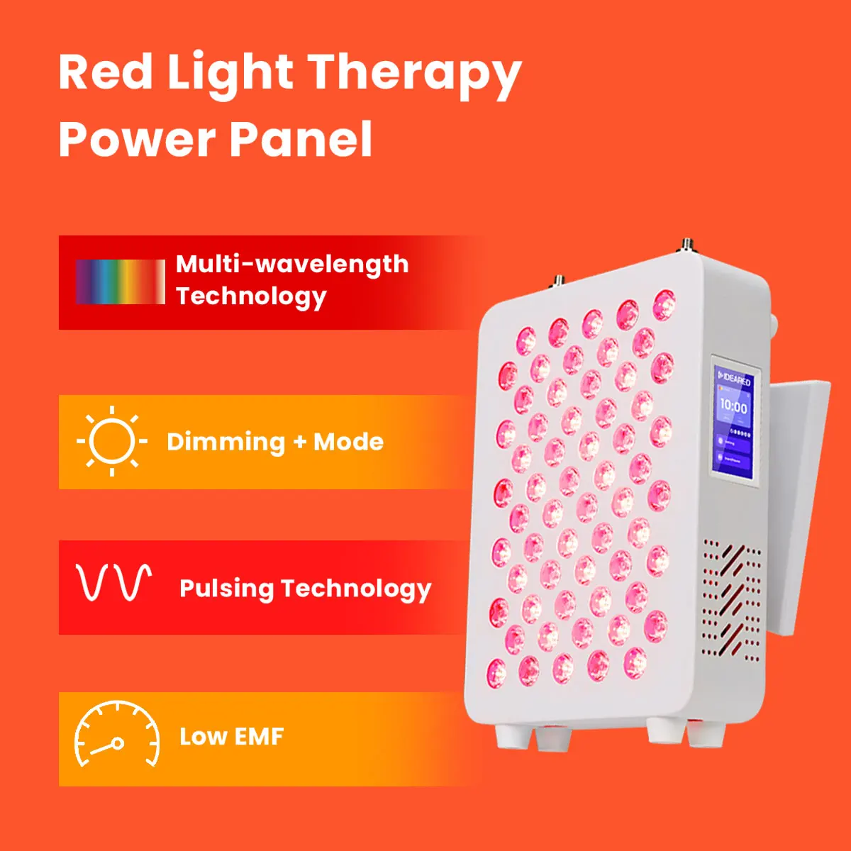 Hot selling cheap RL60SPT 3w 5w newest hot sale light therapy lamp 660nm 850nm red nir pulse red light therapy