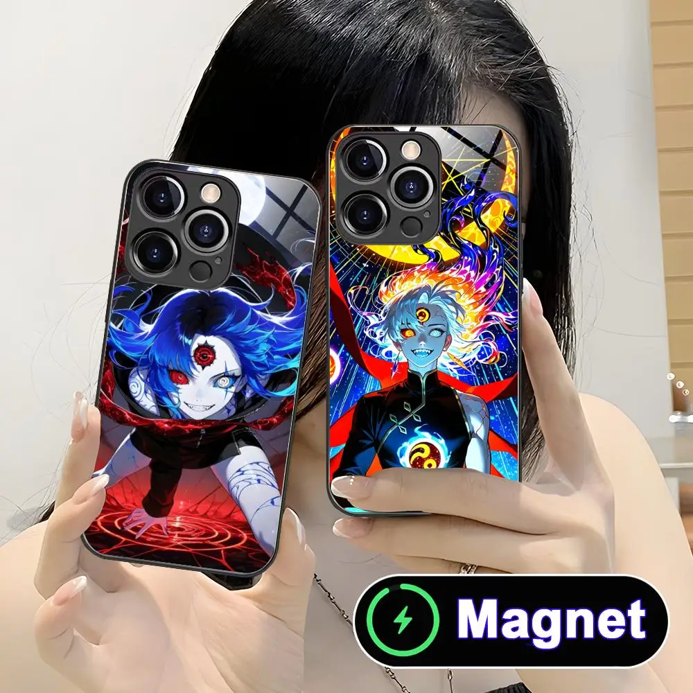 

Fantasy Girl Phone Case for iPhone 17 16 15 14 13 12 11 Air Pro Max Plus Mini Glass MagSafe Cover