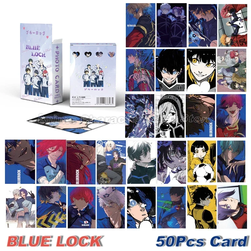 LOMO Cards Anime Demon Slayer Conan Star Rail Naruto Blue Lock Post Card Photocards Hobby Game Collection Toys For Children Gift