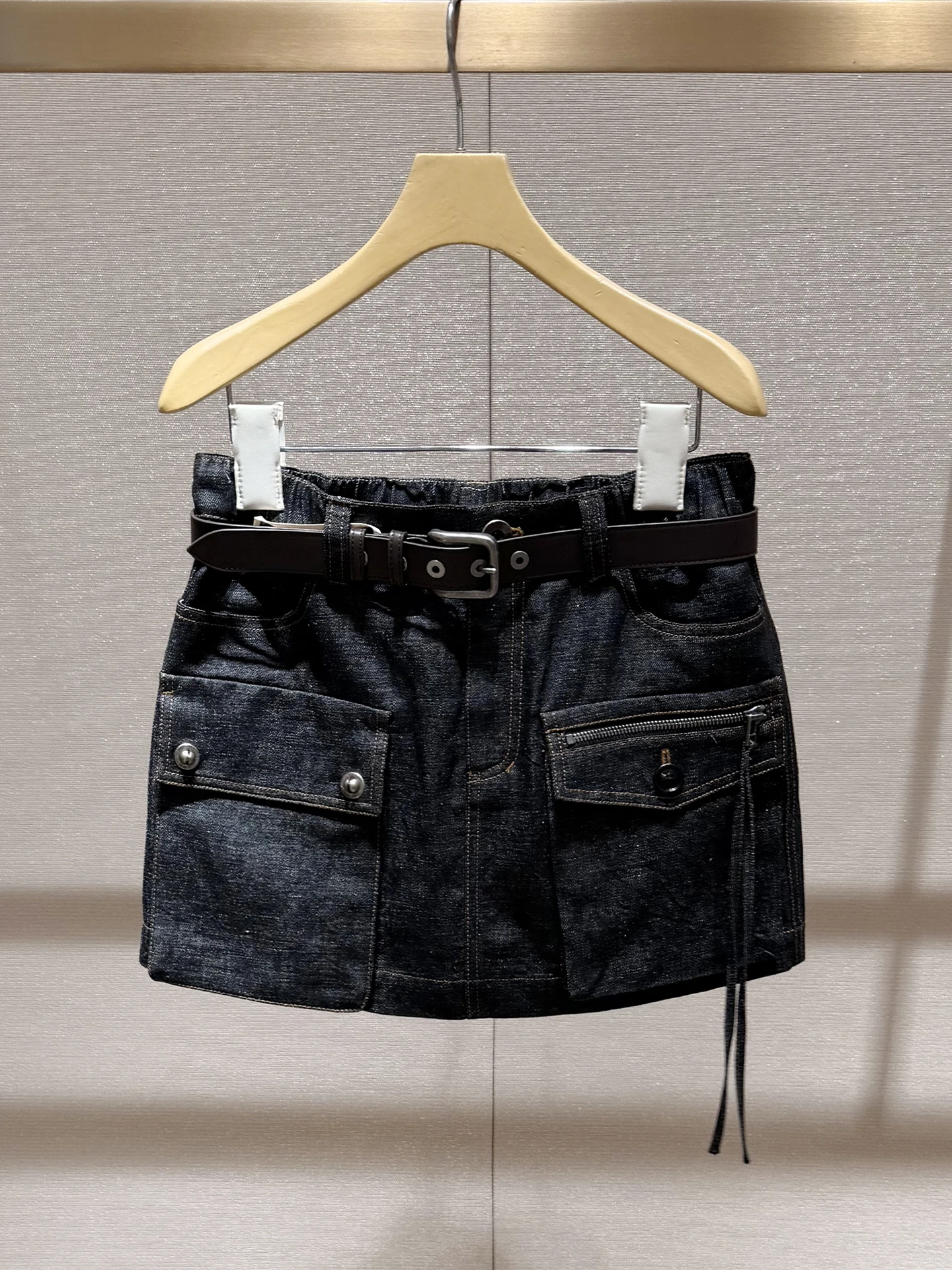 Lente 2026 Gebreide Trui En Denim Rok Tweedelige Set Voor Vrouwen Casual Ademend Midweight Bovenkleding