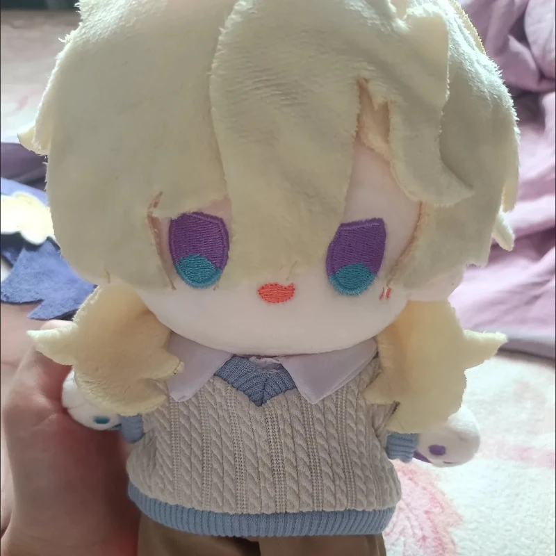 

20cm Game Honkai: Star Rail Aventurine Kawaii Cosplay Anime Soft Cotton Doll Body With Skeleton Cartoon Dress Up Toy Figure Gift