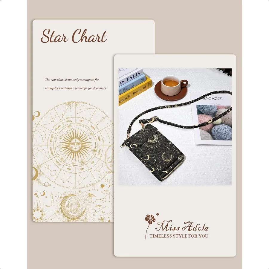 น่ารักกระเป๋าสะพายข้างกระเป๋าโทรศัพท์มือถือสําหรับผู้หญิงหนังกระเป๋าสตางค์โทรศัพท์มือถือกระเป๋าที่มีเชือกไหล่ปรับได้