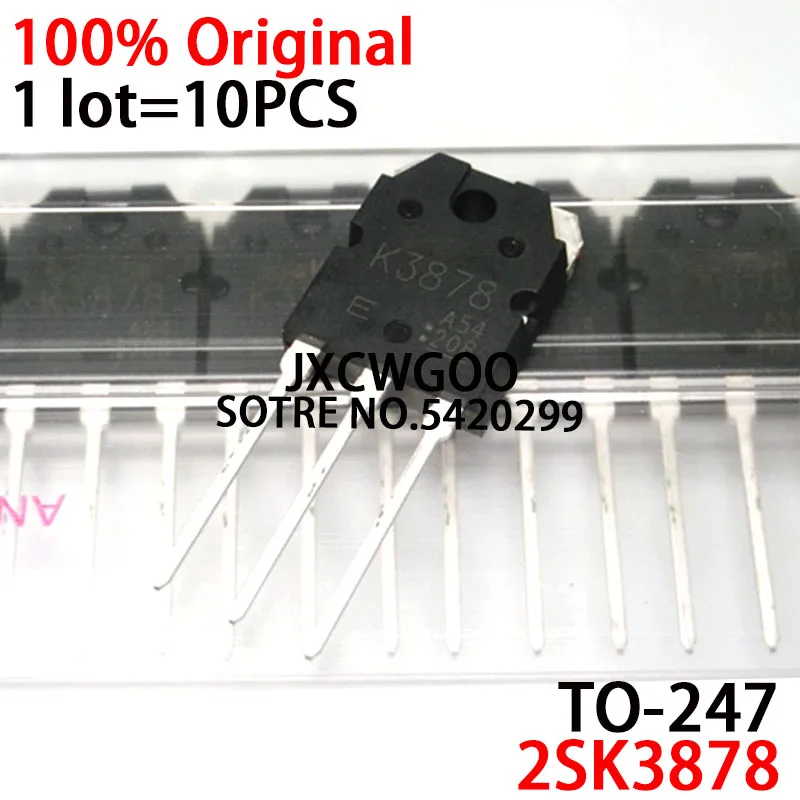 10 Uds 2SK3878 K3878 TO-3P MOSFET 900V 9A nuevo original