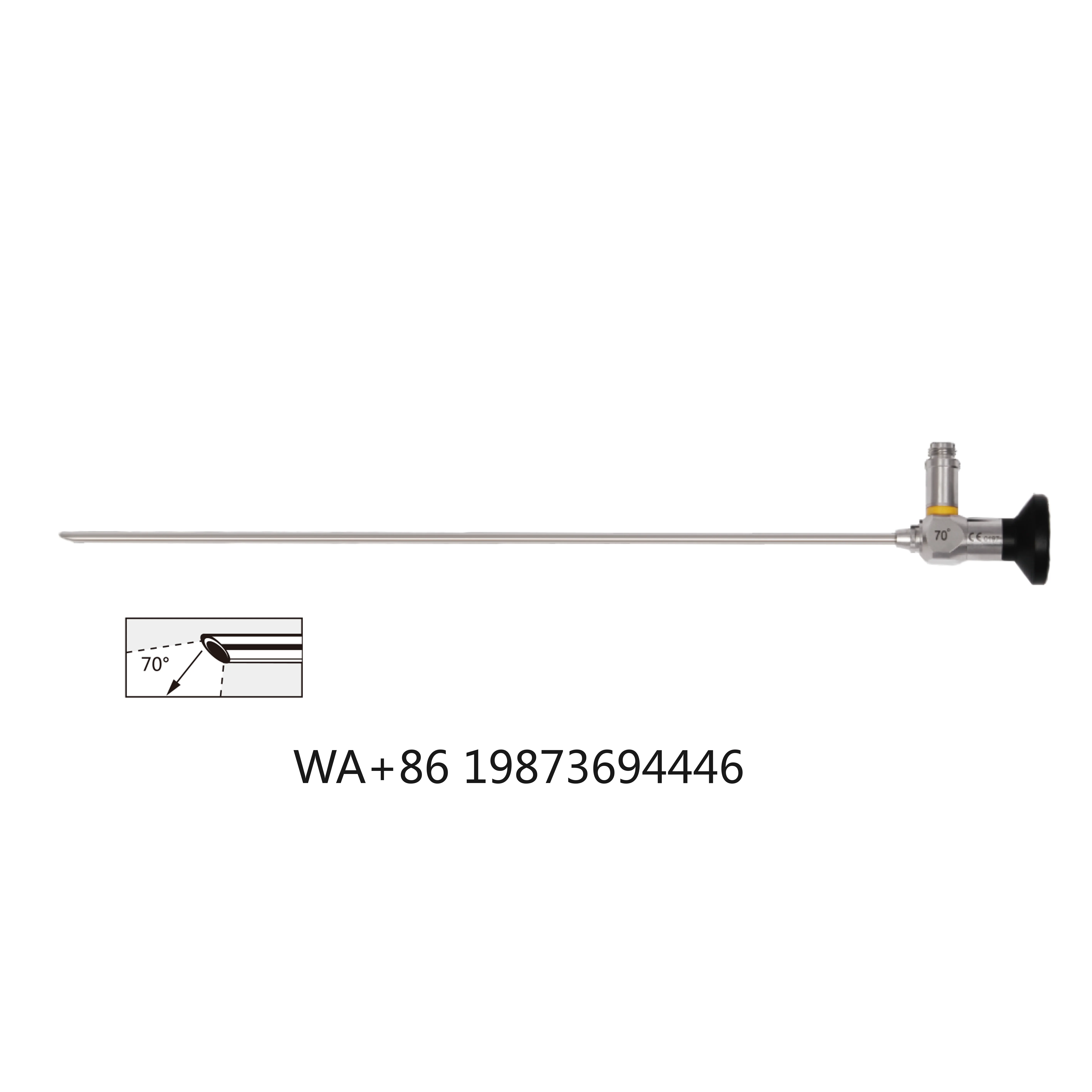 

2.9mm 4mm Steel Material for Gynaecology Surgery Equipments Hysteroscope Endoscope 70 Degree Sizes
