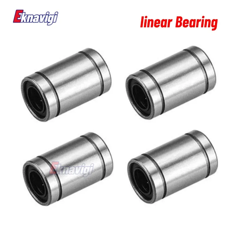 4PCS LM13UU 13X23X32MM Linear Plain Bearings Are Suitable for CNC Machine Tools, 3D Printers and Other Equipment