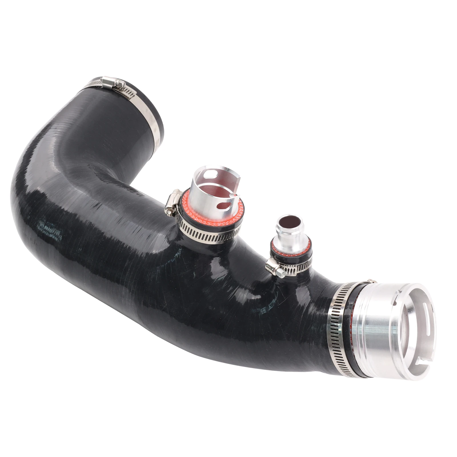 B48 TURBOCHARGER Selang Saluran Masuk Udara untuk 2019 + F30 G20 G30 2.0L L4 TURBO 320i 330i 420i 430i dengan adaptor aluminium