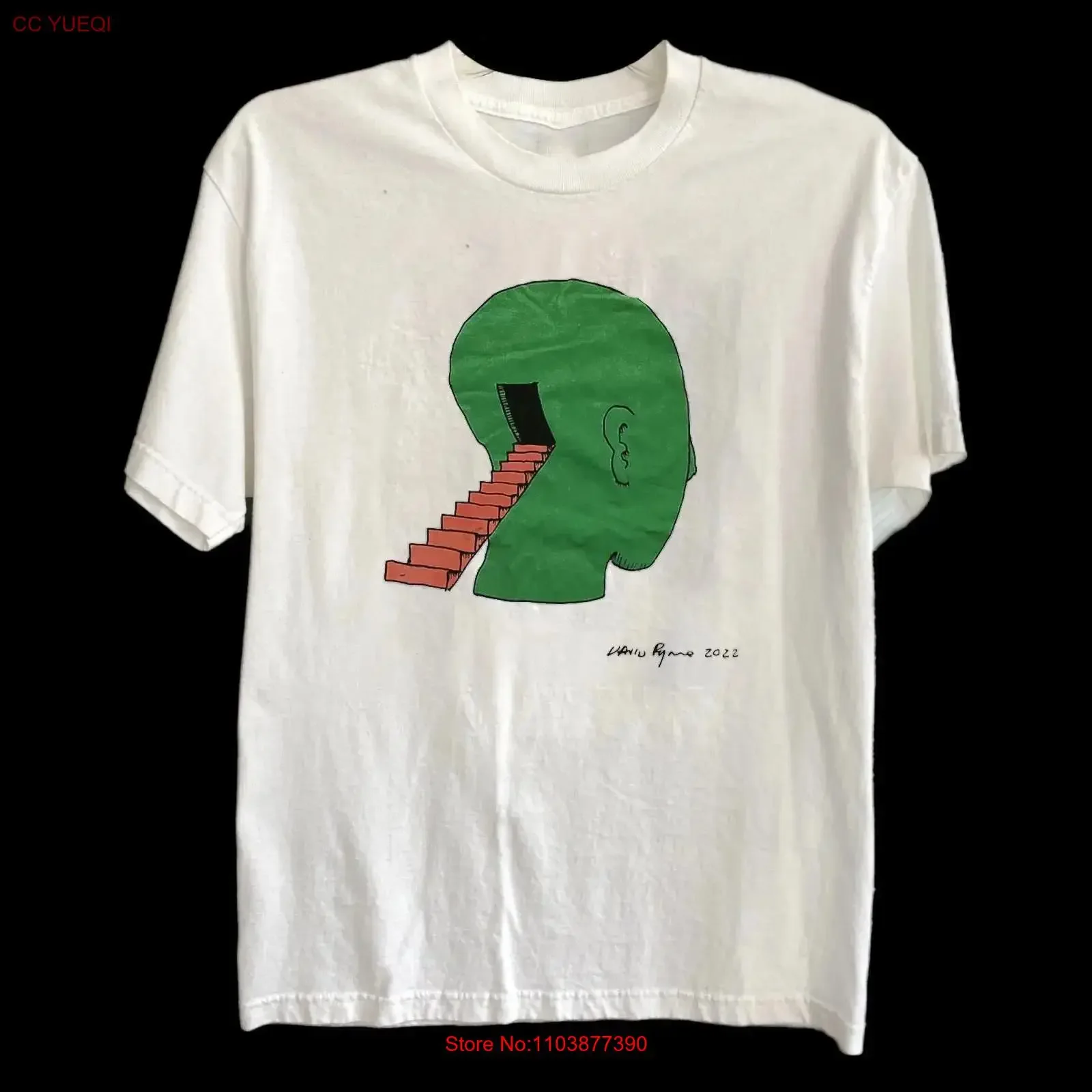 David Byrne Theater Of The Mind T-shirt blanc S à 5XL ZL442 vintage lavé polyvalent respirant unisexe graphique confortable