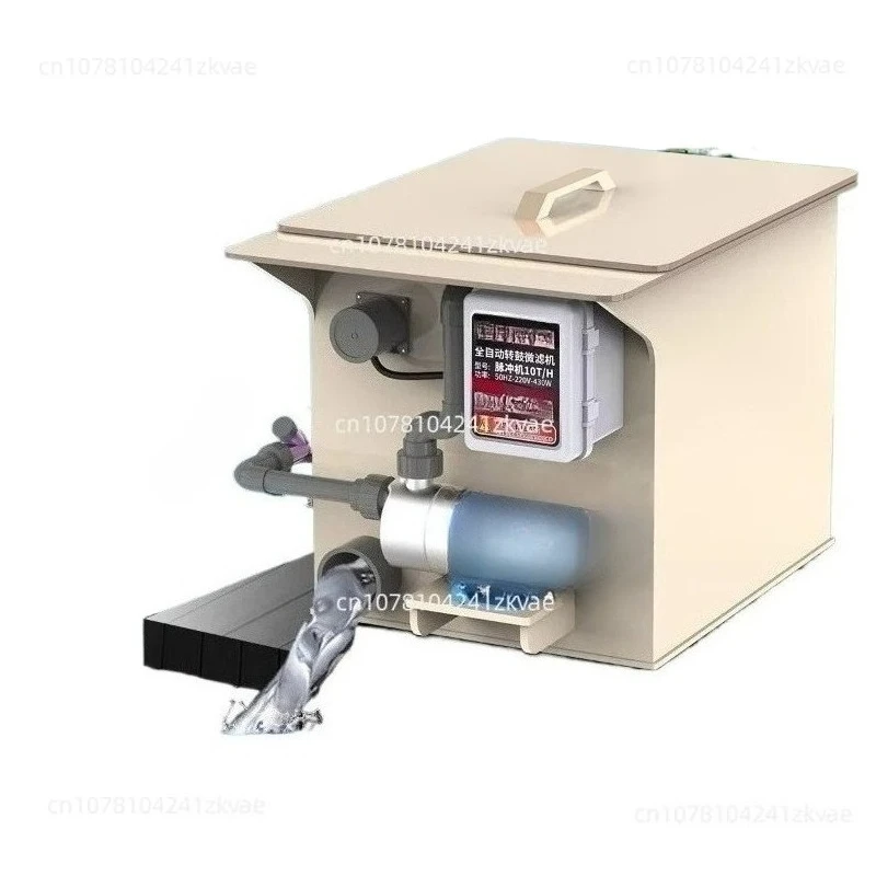 

Fish Pond Filter, Drum Microfilter, Aquaculture Water Circulation Purification System, Automatic Backwash System Equipment