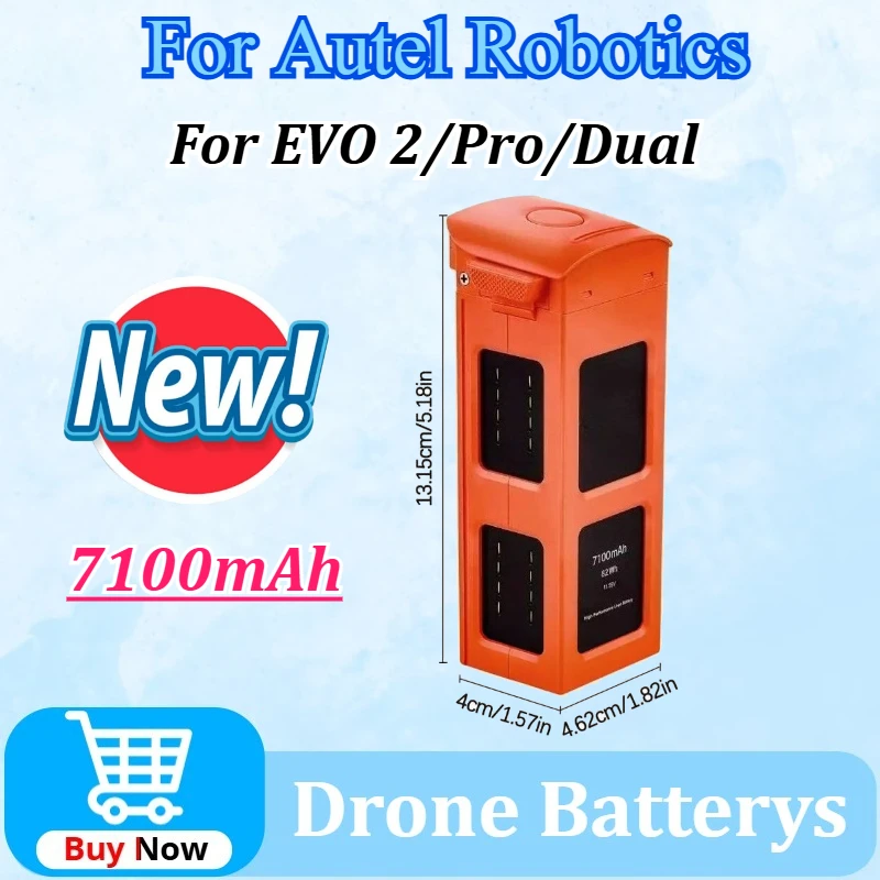 

For Autel Robotics Lipo for EVOⅡ 7100mAh Battery for EVO 2/Pro/Dual HD Camera Drone RC Quadcopter Spare Replace Battery in Stock
