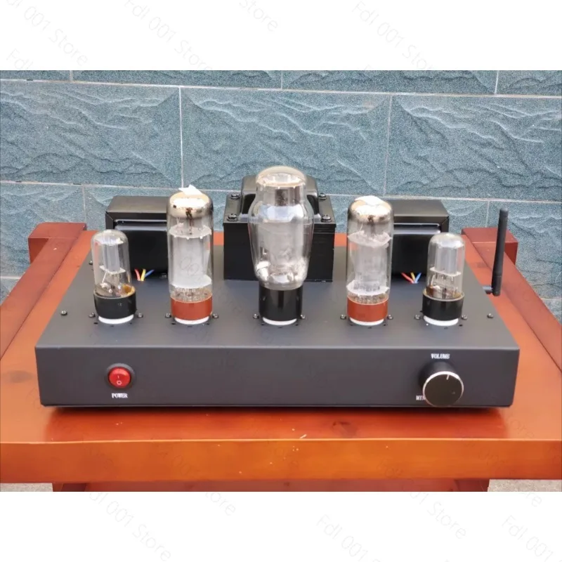 for EL34 High End Home Tube Amplifier Pure Class A Handmade Home Theatre Vacuum Tube Amplifier 10w with Bluetooth 5.0
